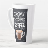 Tasse Latte Longue Musique (Angle gauche)