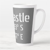 Tasse Latte Longueur de la latitude NSW de Newcastle (Droite)