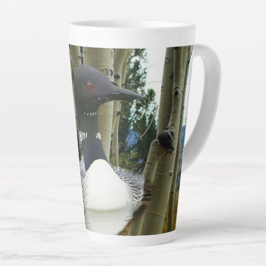 Tasse Latte Loon sauvage (Angle droit)