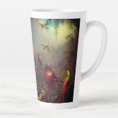 Tasse Latte L'orchidée de Cattleya et trois colibris Heade (Droite)