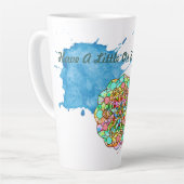 Tasse Latte Lotus Mandala (Angle gauche)