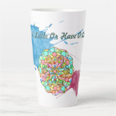 Tasse Latte Lotus Mandala (Devant)