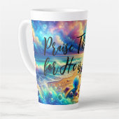 Tasse Latte Louange Le Seigneur (Angle gauche)