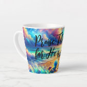 Tasse Latte Louange Le Seigneur (Angle gauche)