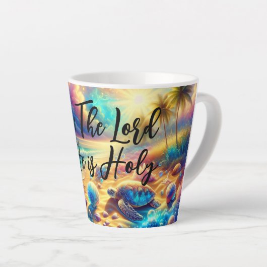 Tasse Latte Louange Le Seigneur (Angle droit)