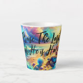 Tasse Latte Louange Le Seigneur (Devant)
