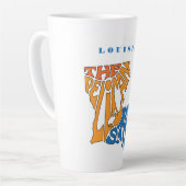 Tasse Latte Louisiane surnom Word Art (Angle gauche)