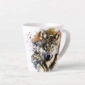 Tasse Latte Loup (Angle droit)