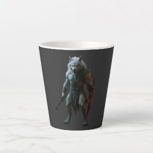 Tasse Latte Loup-garou arctique
