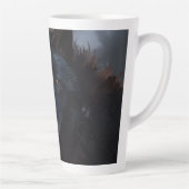 Tasse Latte Loup noir (Droite)