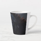 Tasse Latte Loup noir (Droite)