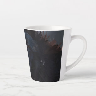Tasse Latte Loup noir