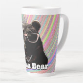 Tasse Latte L'ours de la reine Mama (Angle droit)