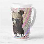 Tasse Latte L'ours de la reine Mama (Angle droit)