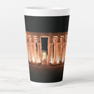 Tasse Latte Louxor, Egypte, Temple de Louxor Pillars Hall Monu