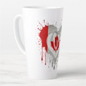 Tasse Latte Love Canada Flag (Angle gauche)