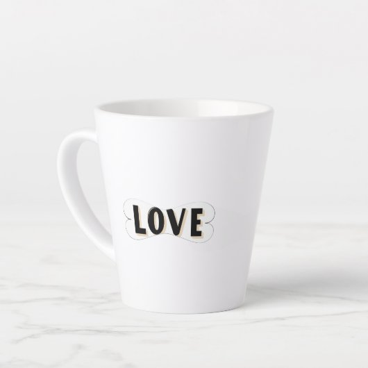 Tasse Latte Love Flow (Angle gauche)