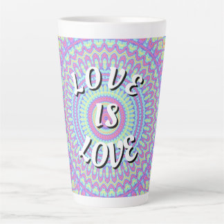 Tasse Latte Love Is Love Fierté