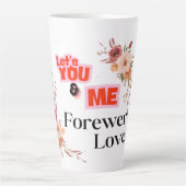 Tasse Latte Love & Romance - Saint Valentin (Devant)
