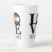 Tasse Latte LOVE Telluride (Devant)