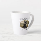 Tasse Latte Loyal Black Lab (Angle droit)