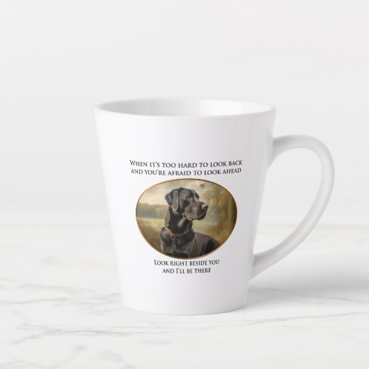 Tasse Latte Loyal Black Lab (Droite)
