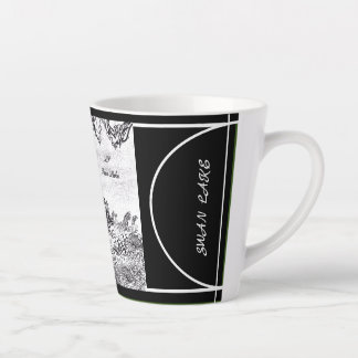 Tasse Latte LS Lac des Cygnes calligraphie numériq