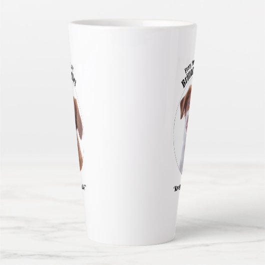 Tasse Latte Lucky Brittany Spaniel (Devant)