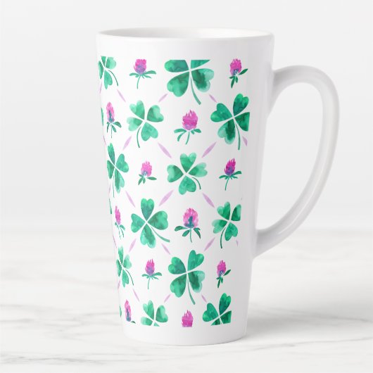 Tasse Latte Lucky shamrock (Droite)