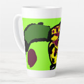 Tasse Latte Lueur de léopard (Angle gauche)