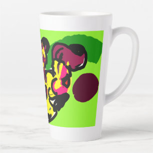 Tasse Latte Lueur de léopard