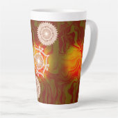 Tasse Latte Lumière dans mon coeur (Angle droit)