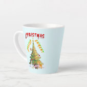 Tasse Latte Lumière de Noël (Angle gauche)