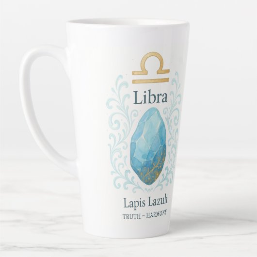 Tasse Latte Lumière Opale - La Pierre de Paix Intérieure d'Oct (Gauche)