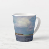 Tasse Latte Lumière Pittoresque Hillsboro Inlet (Angle droit)
