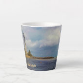 Tasse Latte Lumière Pittoresque Hillsboro Inlet (Devant)