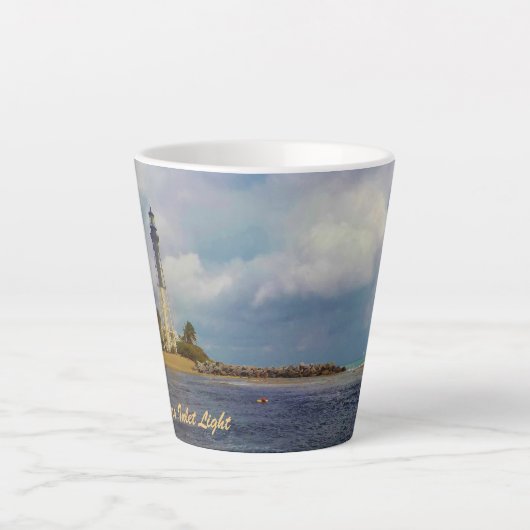 Tasse Latte Lumière Pittoresque Hillsboro Inlet (Devant)