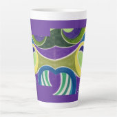 Tasse Latte Lumière Violette (Devant)