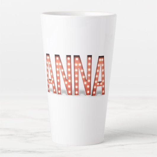 Tasse Latte Lumières Anna Marquee (Devant)