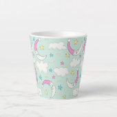 Tasse Latte Lune assoupie (Devant)