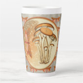 Tasse Latte Lune de champignons papillon orange (Devant)