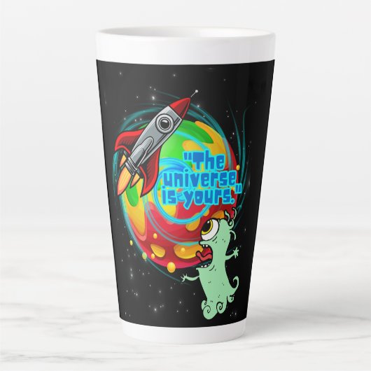 TASSE LATTE L'UNIVERS EST À VOUS (Devant)