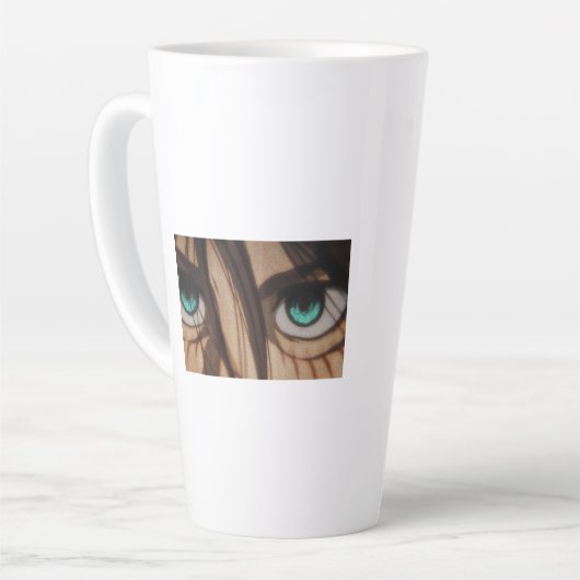 Tasse Latte Lutte pour la liberté | Conception de citation ins (Angle gauche)