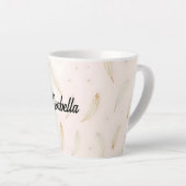 Tasse Latte Luxury Modern Feathers Boho Collection (Angle droit)