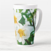Tasse Latte Lys blancs - Lilium Flower candidum (Angle droit)