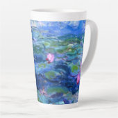 Tasse Latte Lys d'eau rose Monet (Angle droit)