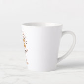 Tasse Latte Ma Couleur Préférée Est Octobre - Feuilles D'Autom (Droite)