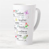 Tasse Latte Ma Prière Pour Vous Bénédiction (Angle droit)