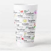 Tasse Latte Ma Prière Pour Vous Bénédiction (Devant)
