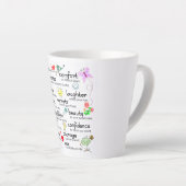 Tasse Latte Ma Prière Pour Vous Bénéficier Petite (Angle droit)
